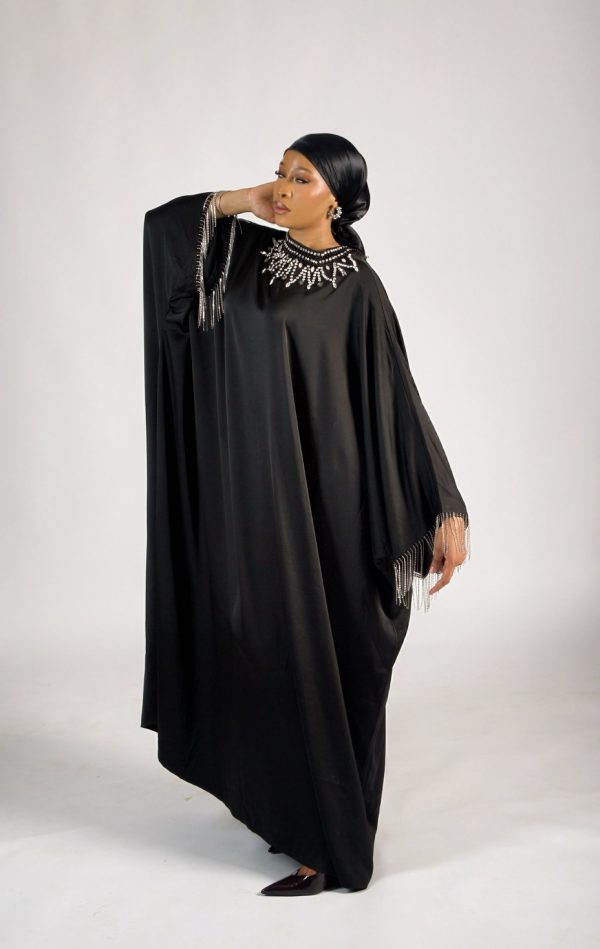 ABAYA Habi Noir – Image 3