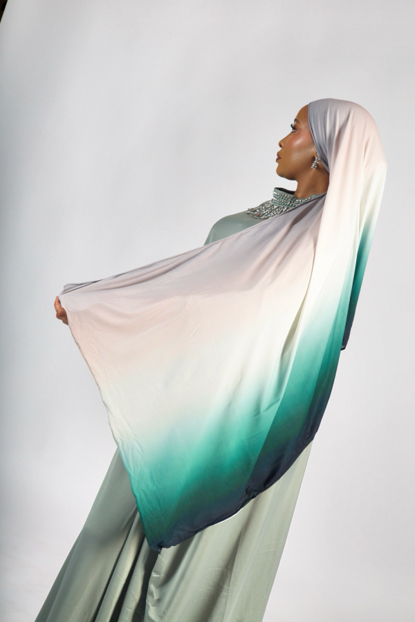 Le Hijab Vert Nuancé – Image 3
