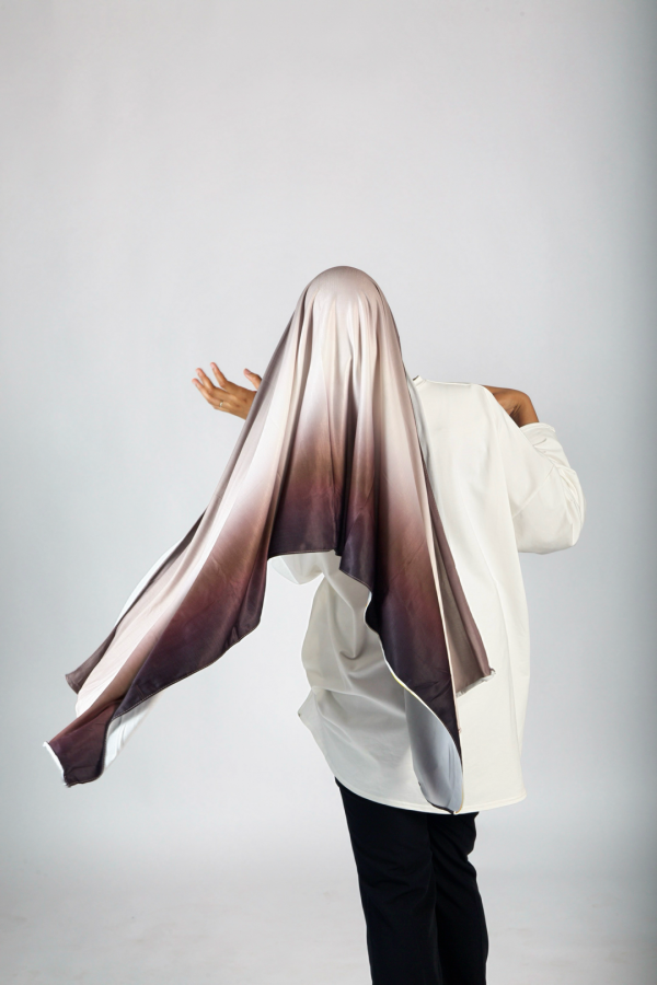 Le Hijab Mocha Dégradé – Image 5