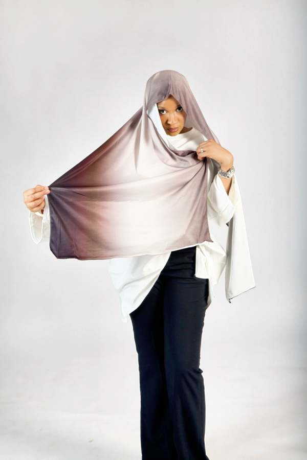 Le Hijab Mocha Dégradé – Image 2