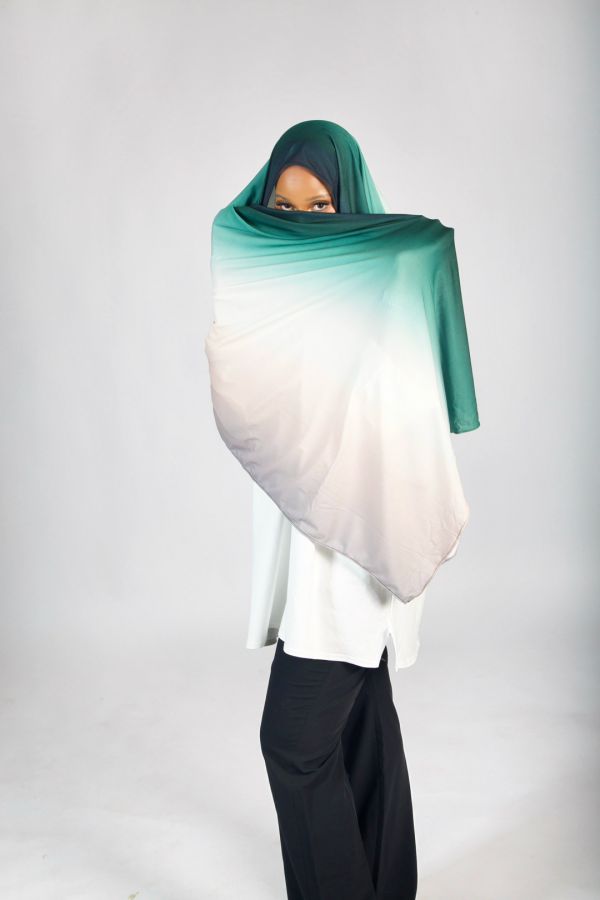 Le Hijab Vert Nuancé – Image 4