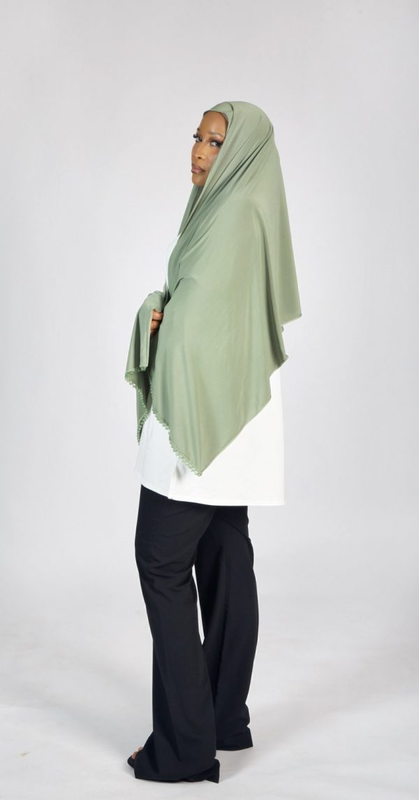 Le Hijab Jade Élégance – Image 6