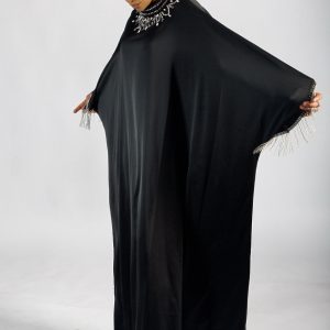 ABAYA Habi Noir